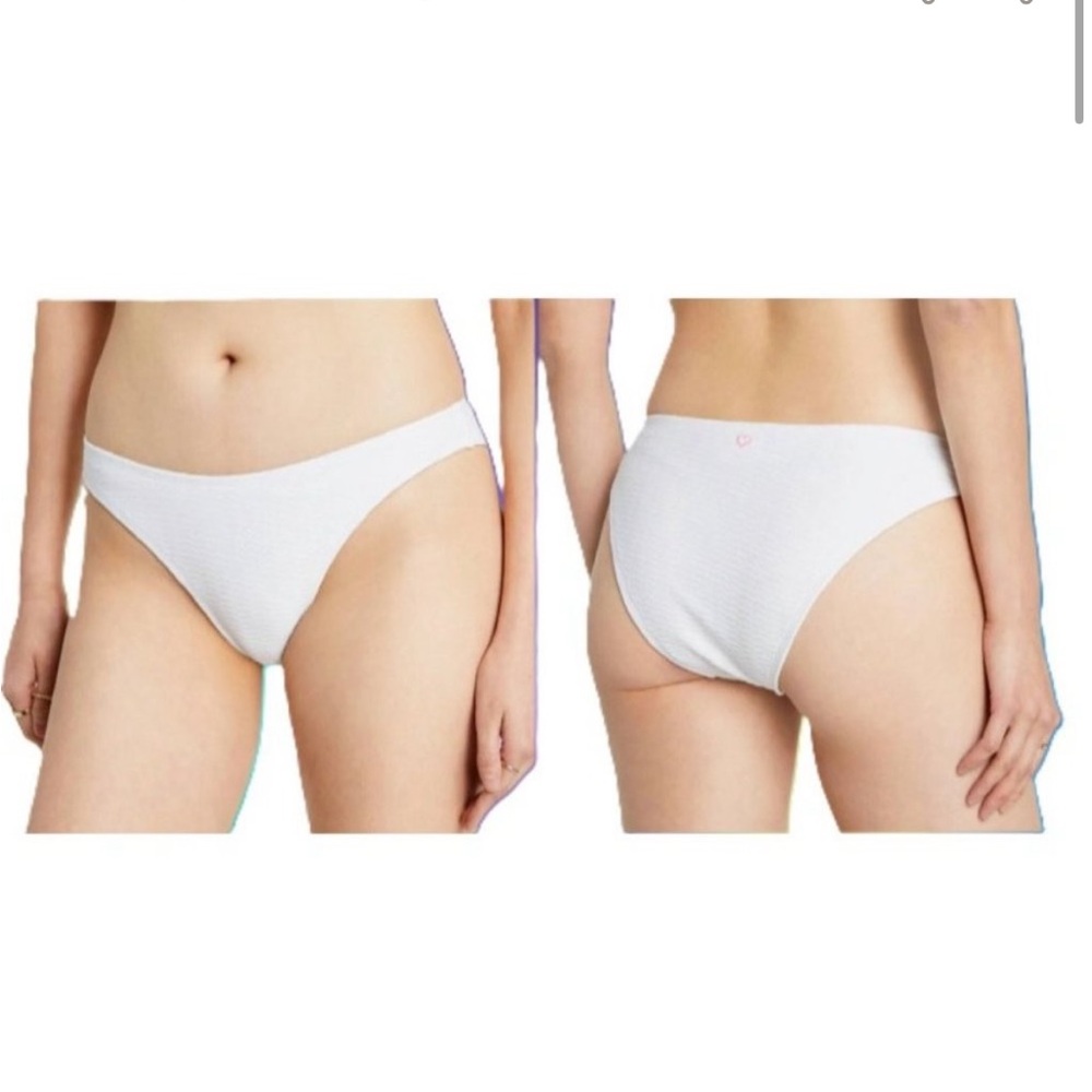 XL STONEY CLOVER LANE white bikini bottoms